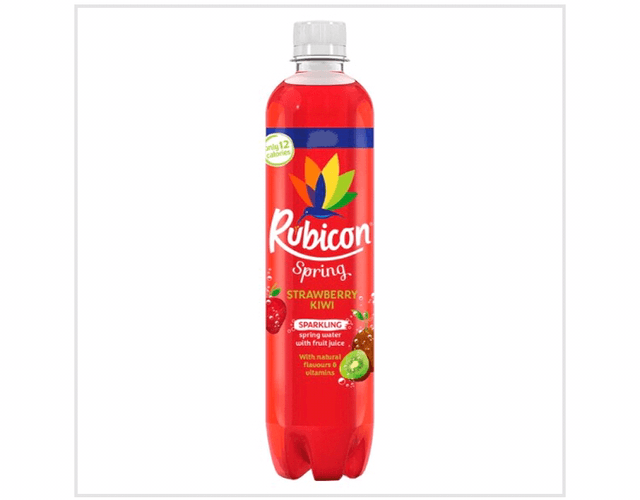 Rubicon Spring Strawberry Kiwi Flavoured Sparkling Spring Water 500ml 