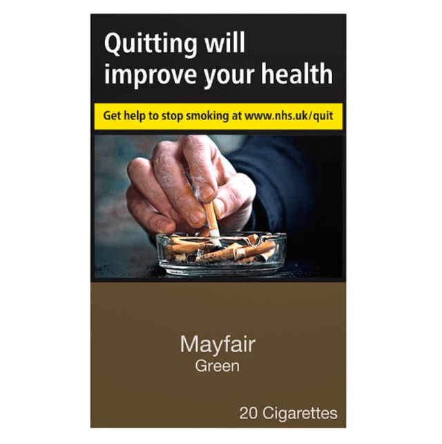 Mayfair Green 20 Cigarettes 18+ only 
