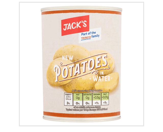 Potatoes, Jack&#039;s New Potatoes in Water 300g