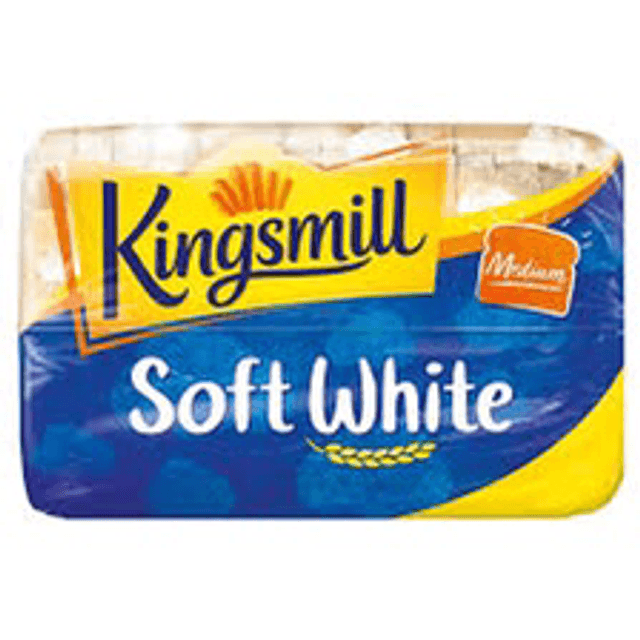 Kingsmill soft white medium bread 800g