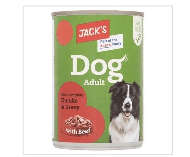 Jack&#039;s Dog Adult Chunks in Gravy with Beef 415g