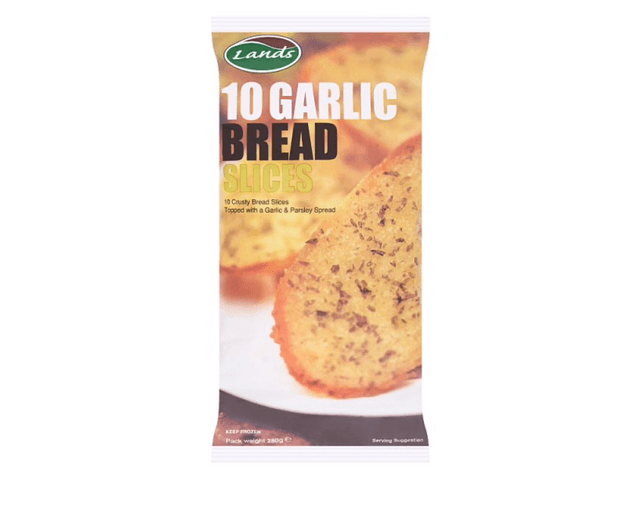 Garlic bread, Lands 10 Garlic Bread Slices