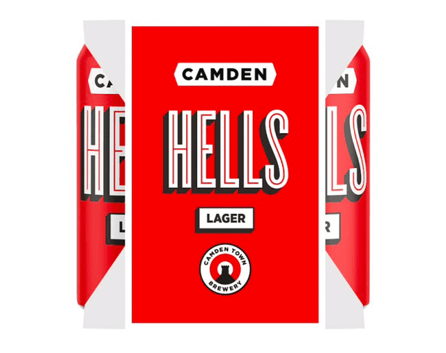 Camden Hells Lager 4 x 440ml ABV 4.6%