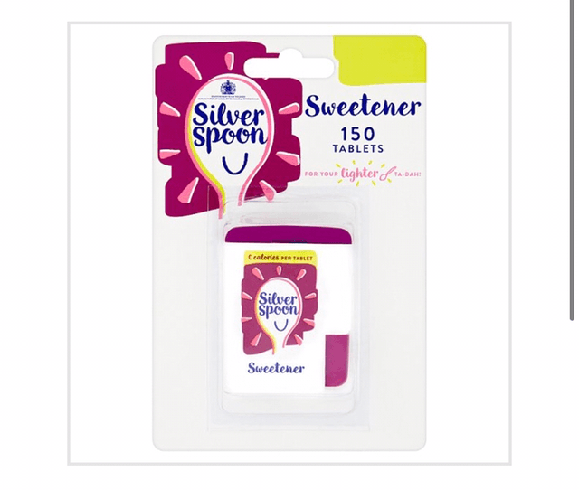 Sugar free, Silver Spoon Sweetener 150 Tablets