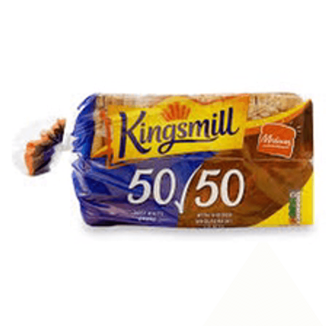 Kingsmill 50/50 medium bread 800g