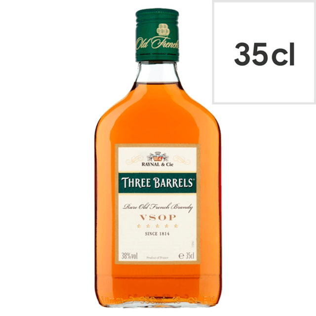 Three Barrels Rare Old French Brandy VSOP 35cl