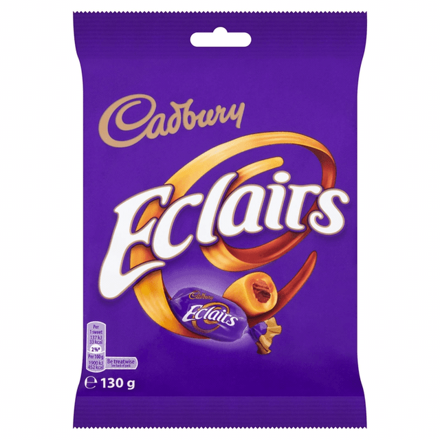 Cadbury Eclairs Classic Chocolate Bag 130g 
