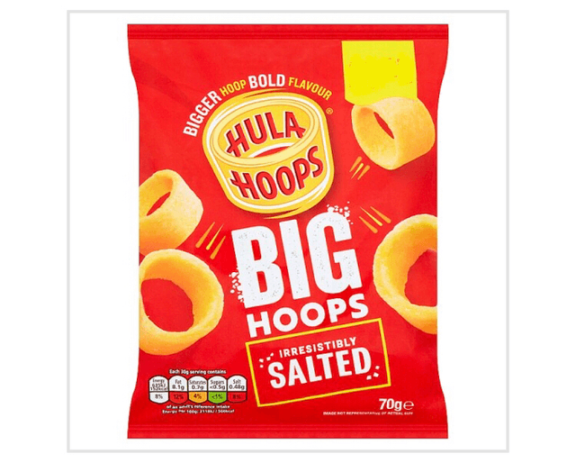 Hula Hoops Big Hoops Irresistibly Salted 70g