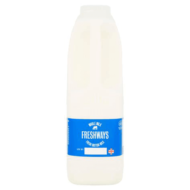 1L whole milk, Freshways 