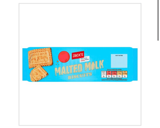 Jack&#039;s Malted Milk Biscuits 200g
