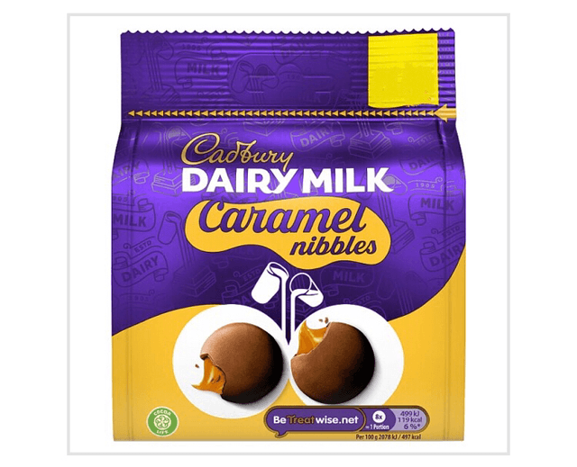 Cadbury Dairy Milk Caramel Nibbles 95g