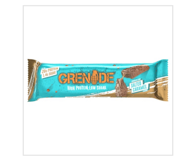 Protein bar, Grenade Chocolate Chip Salted Caramel Flavour 60g