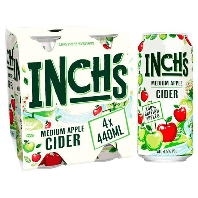 Inch&#039;s Medium Apple Cider 4x 440ml