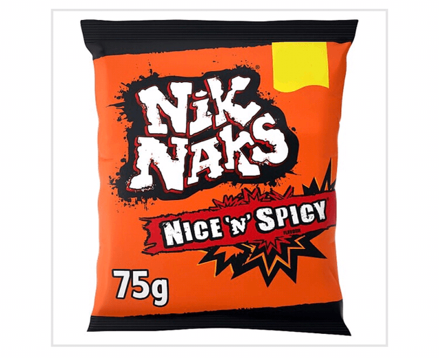 Nik Naks Nice &#039;N&#039; Spicy Flavour 75g