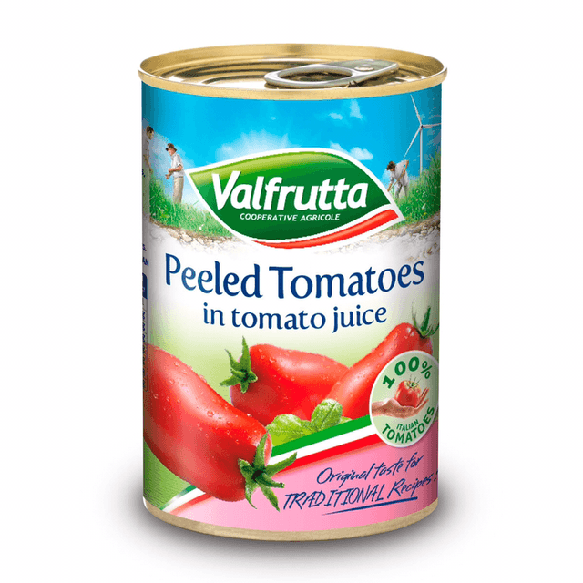 Valfrutta Italian Peeled Plum Tomatoes 400g