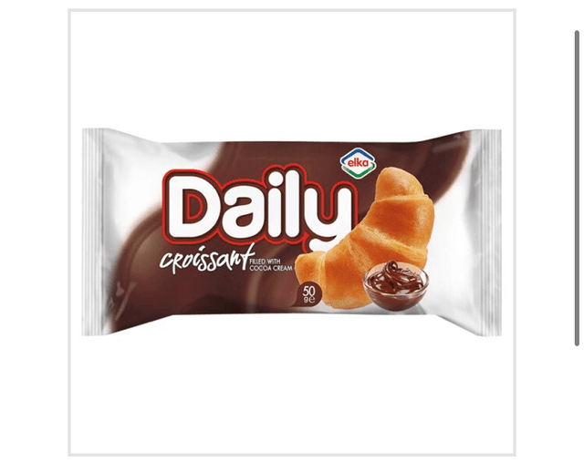 Elka Daily Croissant with Cocoa Cream Filling 50g