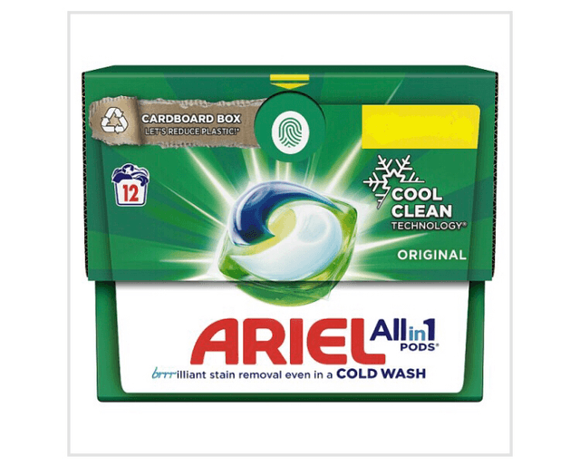 Washing pods, Ariel All-in-1 PODS®, Washing Capsules 12 Washes 