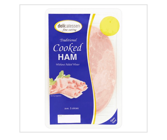 Delicatessen Fine Eating Traditional Cooked Ham 90g