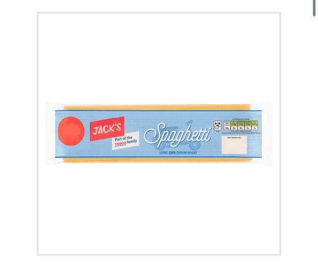 Pasta, Jack&#039;s Spaghetti 500g