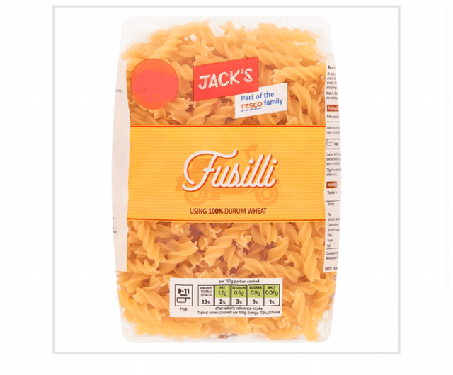 Pasta, Jack&#039;s Fusilli 500g