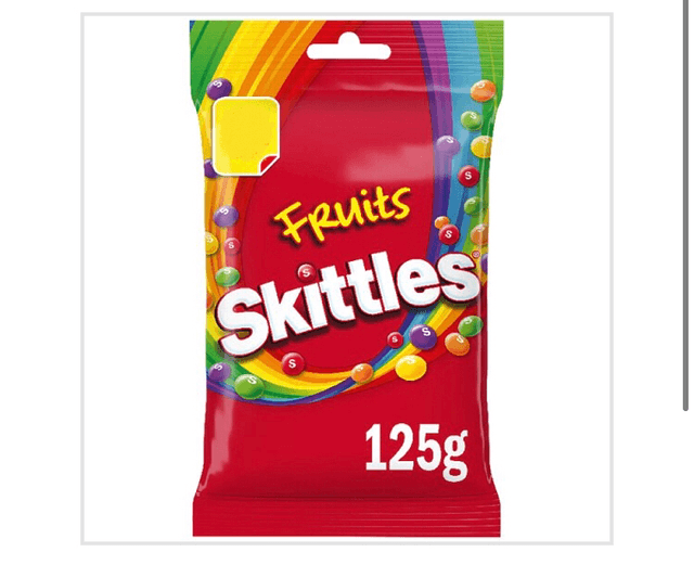 Skittles Vegan Chewy Sweets Fruit Flavoured Treat Bag 125g