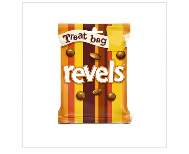 Revels Milk Chocolate with Raisins, Coffee or Orange Treat Bag 71g