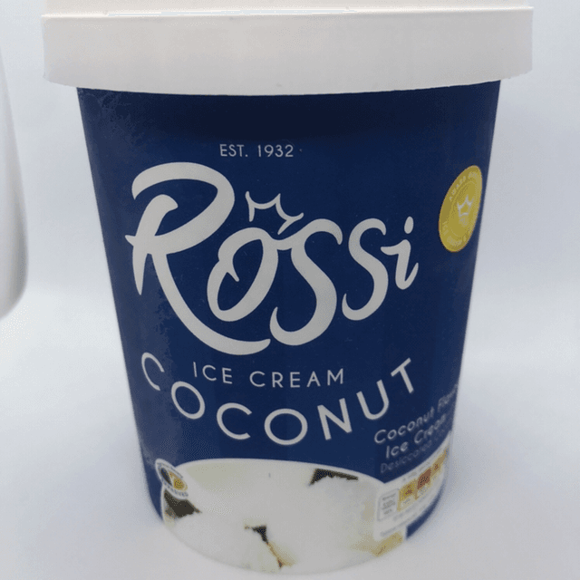 Rossi coconut ice cream 500ml