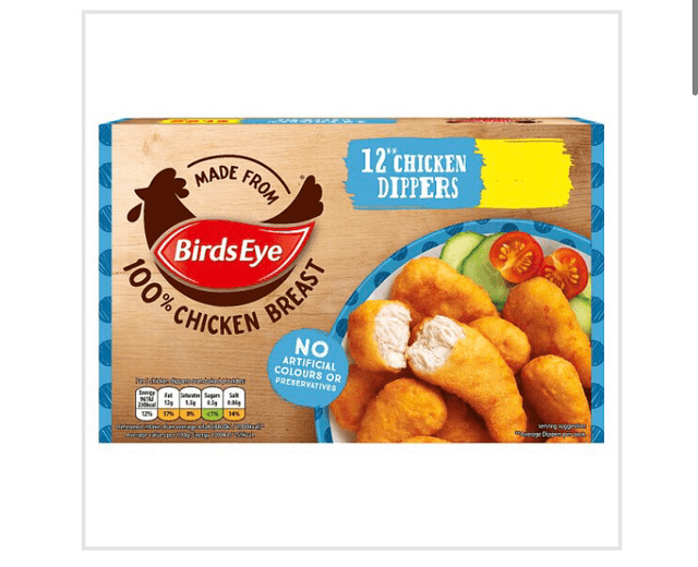 Birds Eye 12 Chicken Dippers 220g